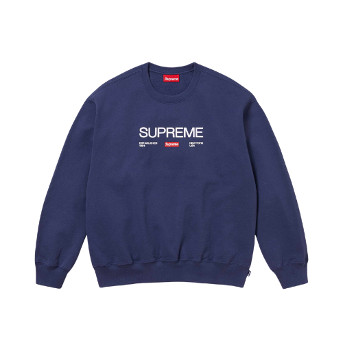 Crewneck Supreme Established Navy