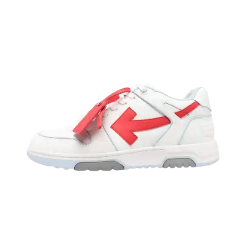 Off-White Out Of Office Outlined White Red