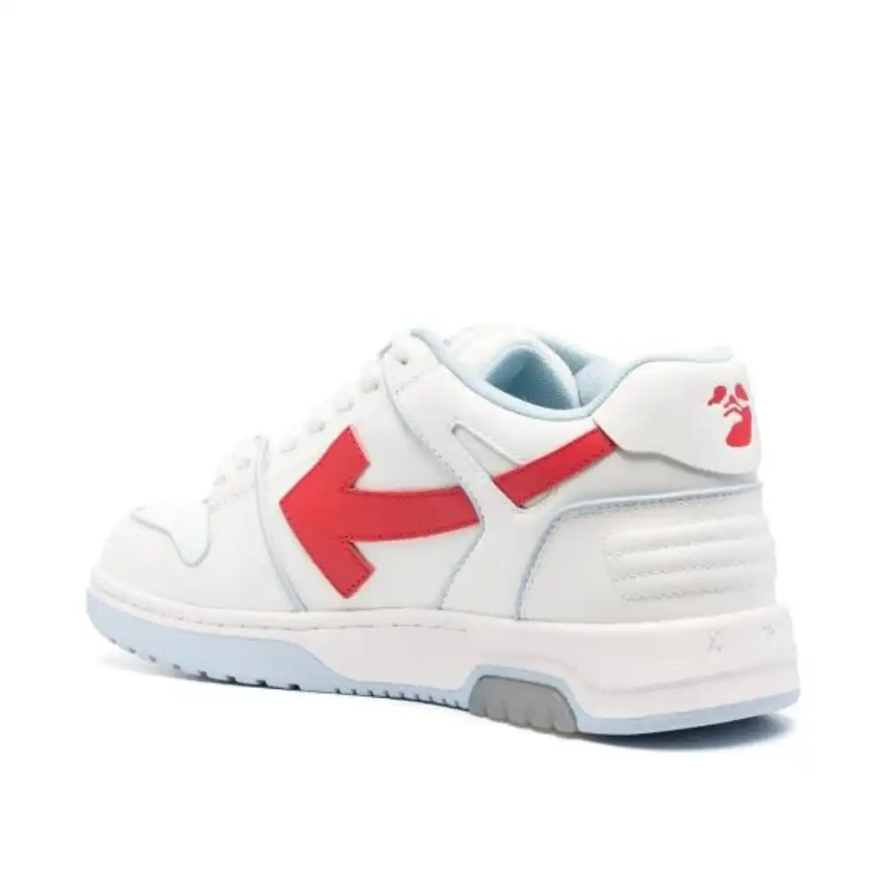 Off-White Out Of Office Outlined White Red foto 2