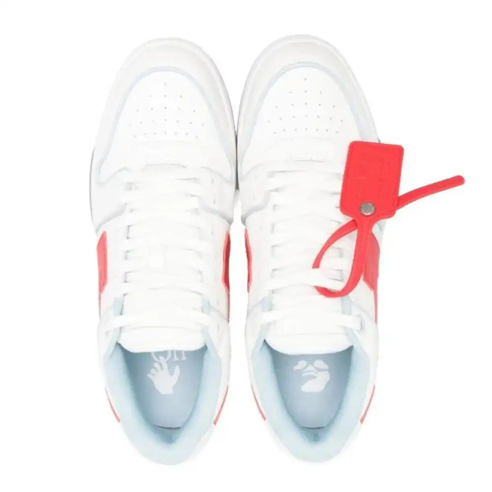 Off-White Out Of Office Outlined White Red foto 1