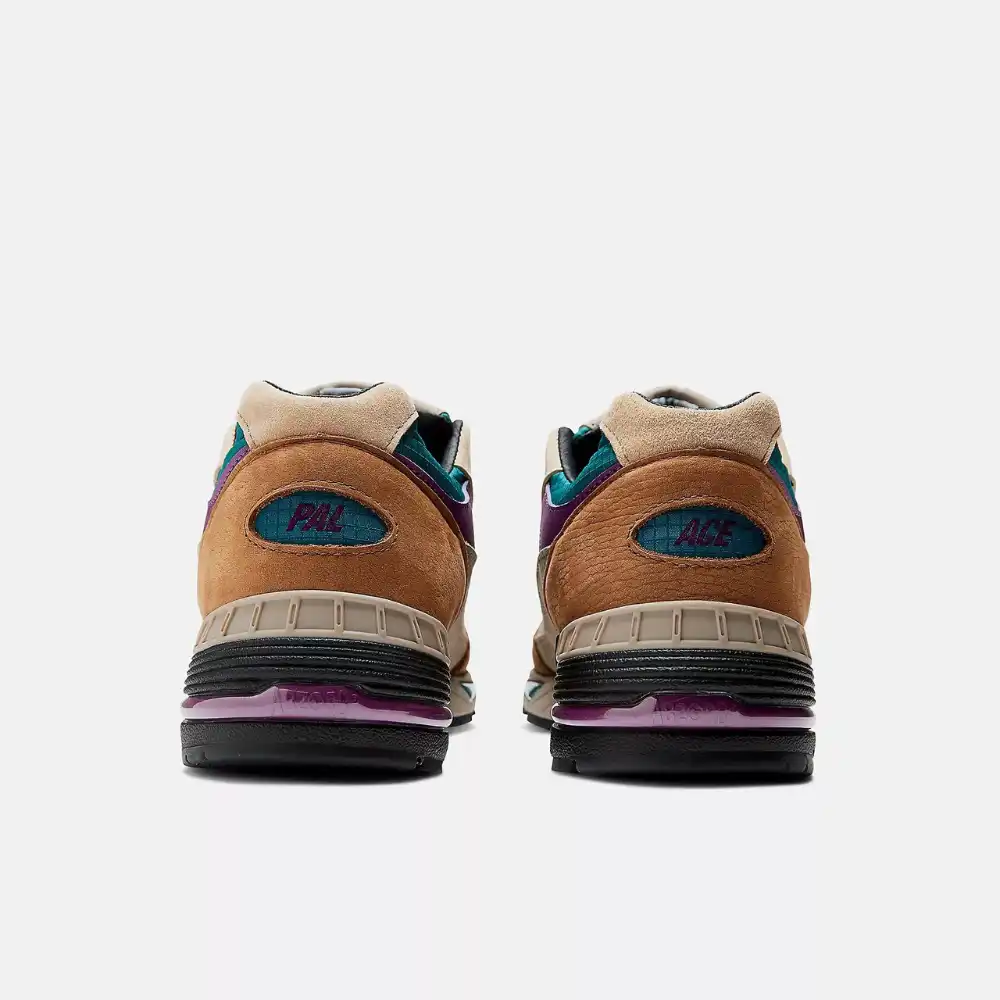 Palace x New Balance 991 Made in England Taos Taupe Grape Juice