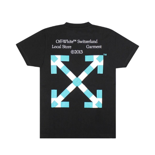 Camiseta Off-White Switzerland Black White