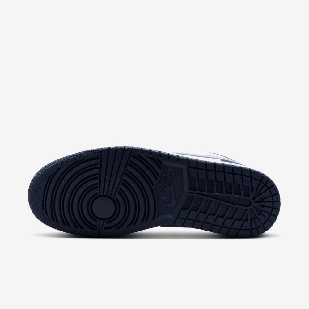 Air Jordan 1 Low White Midnight Navy Wolf Grey foto 2