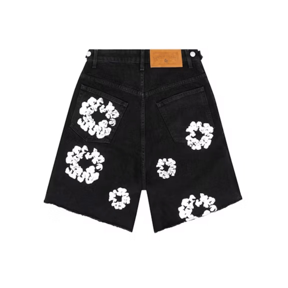 Bermuda Denim Tears The Cotton Wreath Jean Black - Droper