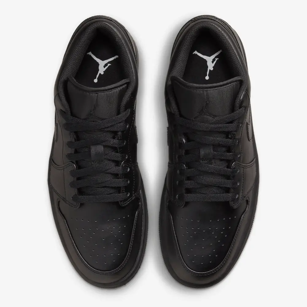 Air Jordan 1 Low Triple Black - Droper