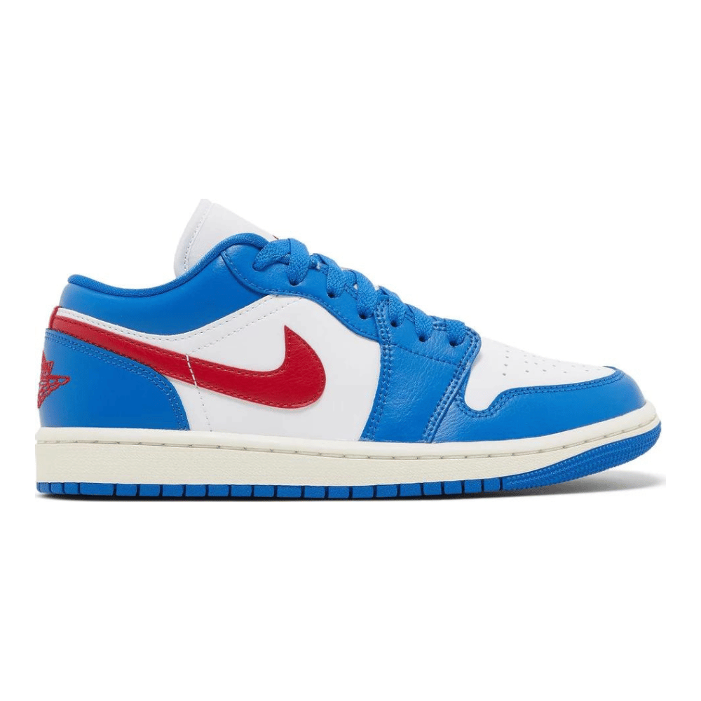 Blue red and white air store jordan 1