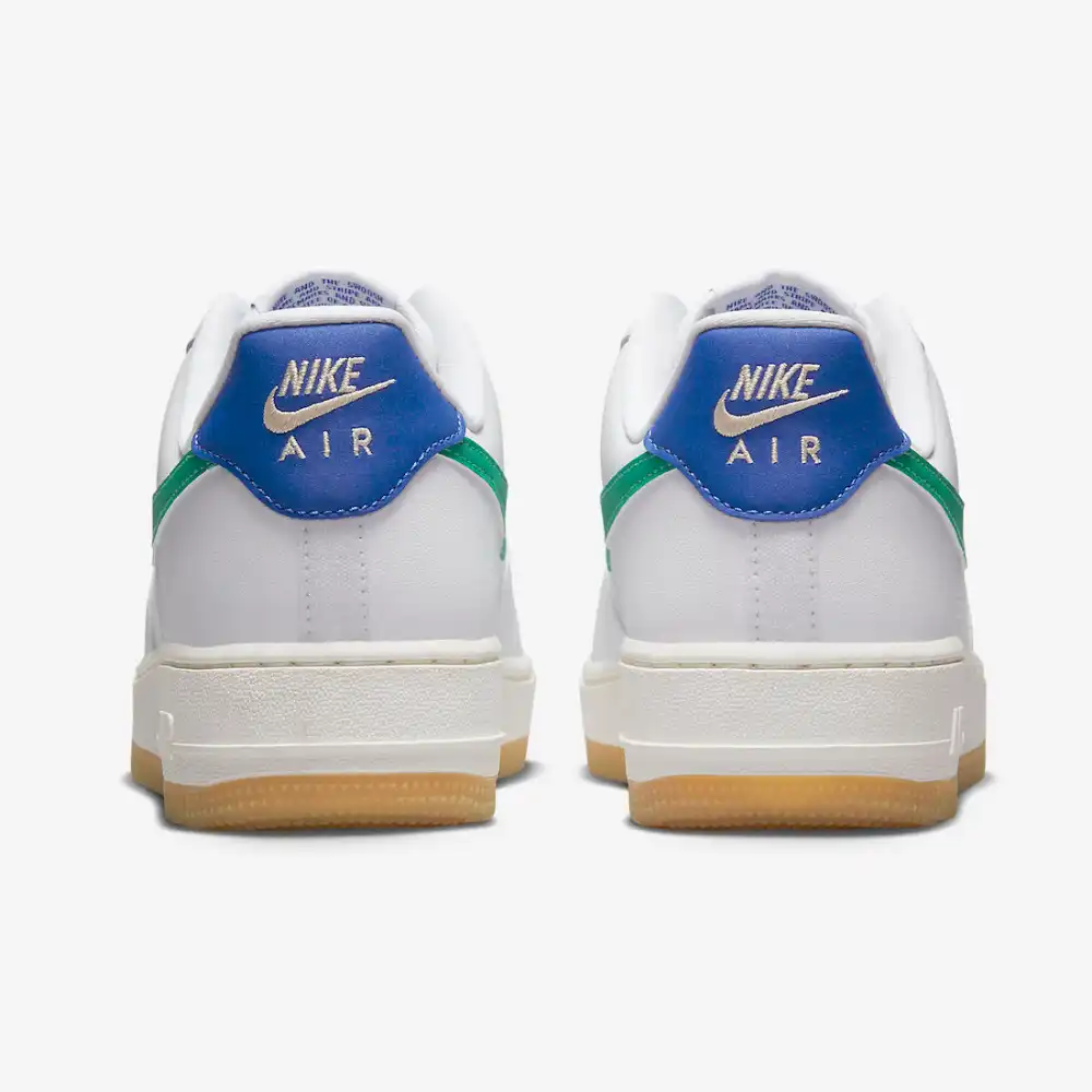 Nike air force 1 blue 2024 and green