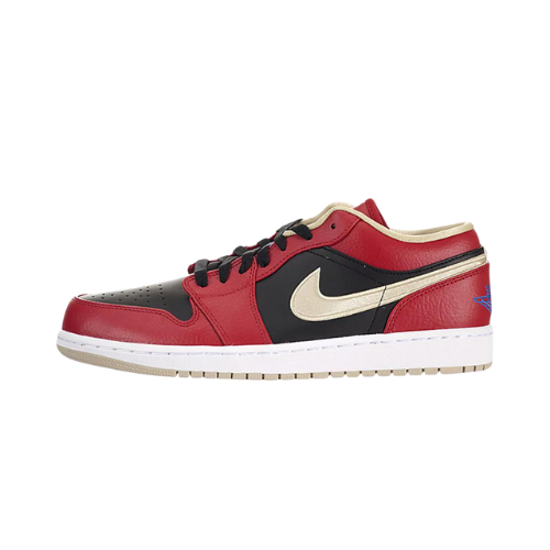 Air Jordan 1 Low Red Black Gold