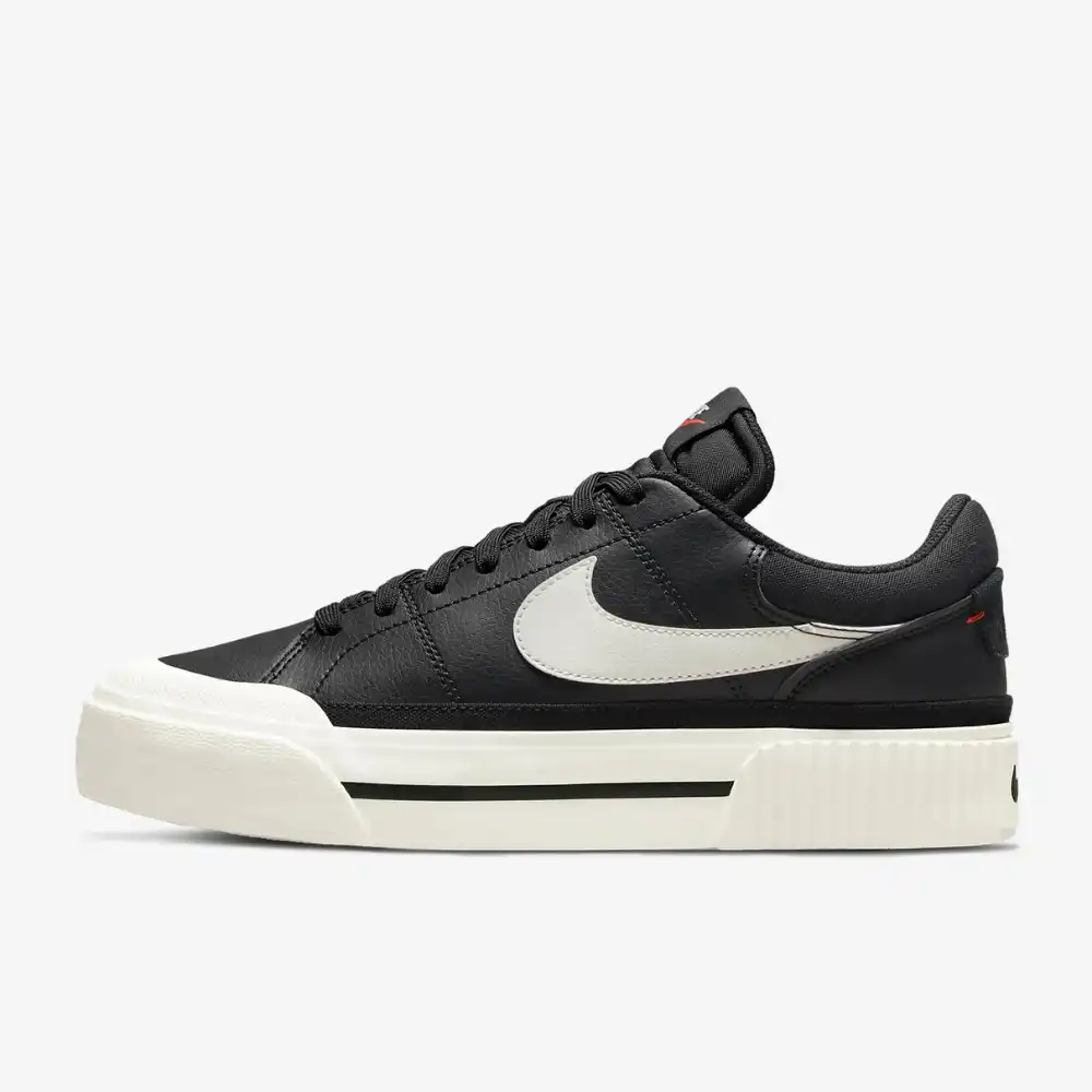 Nike Court Legacy Lift Black White foto 1