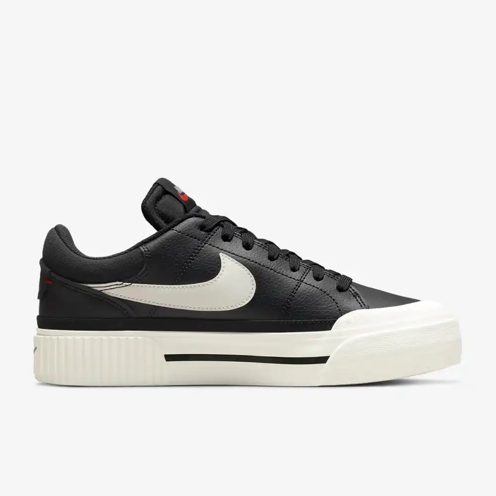 Nike Court Legacy Lift Black White foto 3