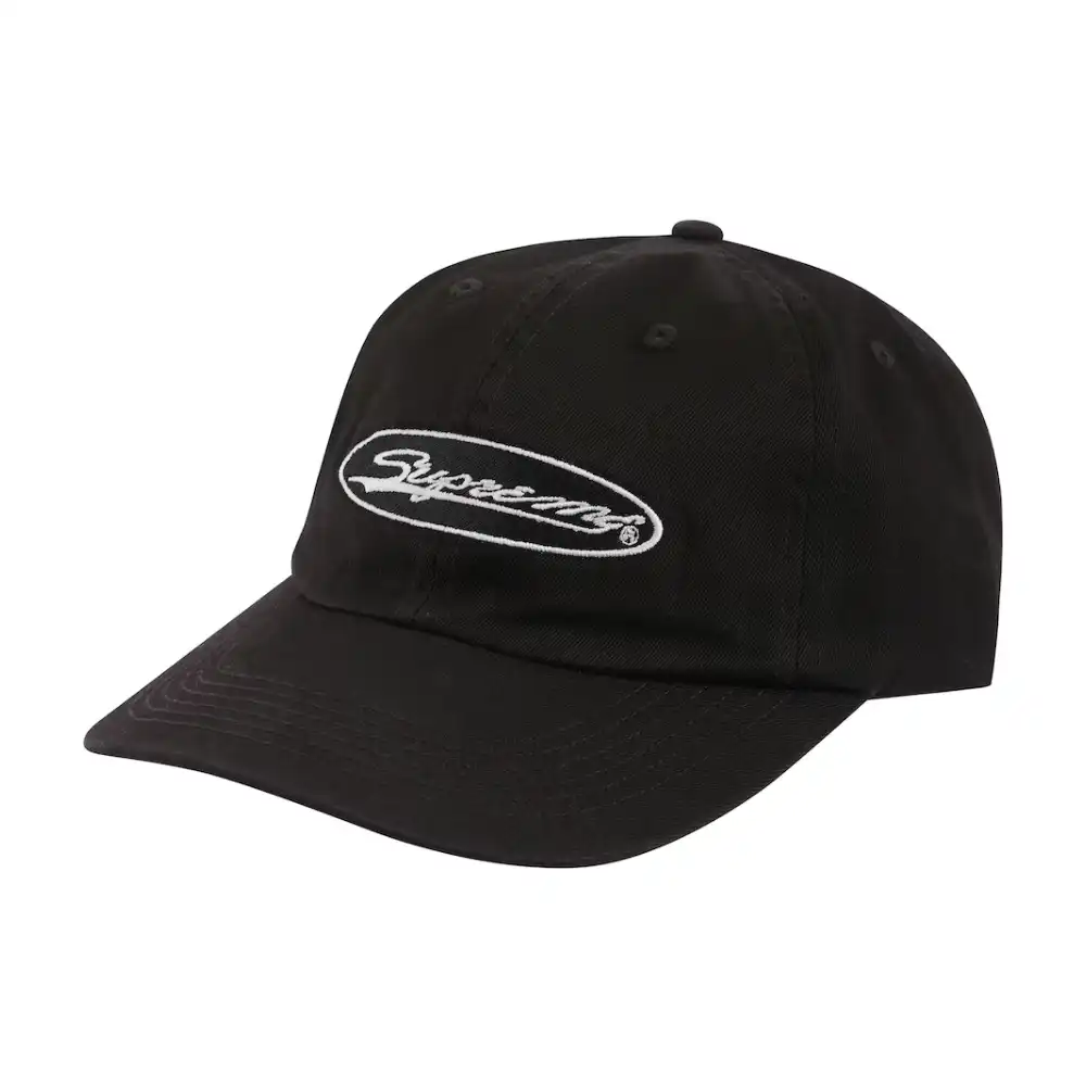 Boné Supreme Oval 6-Panel Black