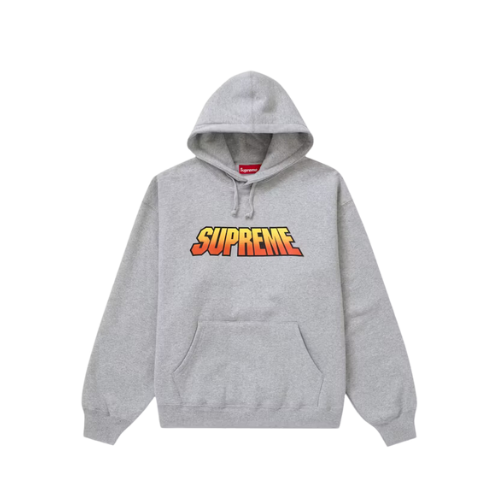 Moletom Supreme Gradient Hooded Heather Grey