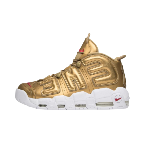Supreme x Nike Air More Uptempo Metallic Gold