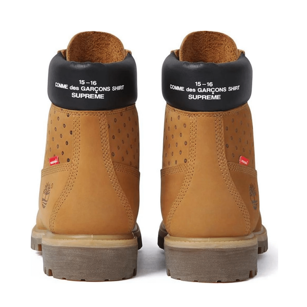Supreme x Comme des Garcons x Timberland Bota 6” Wheat - Droper