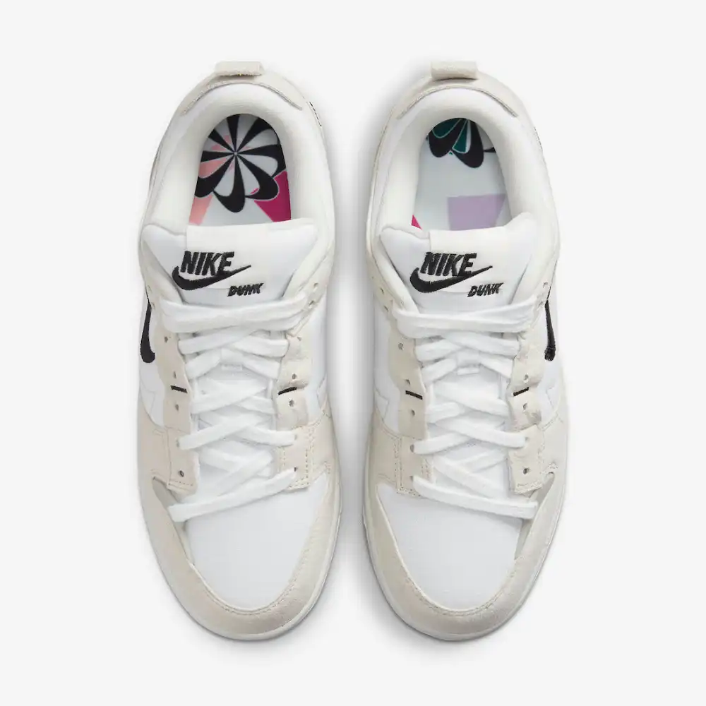 nike dunk low retro se pale ivory / black