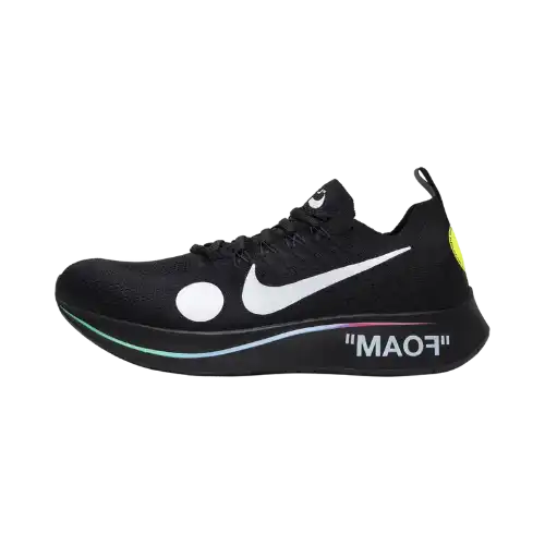 Nike off white store black zoom fly