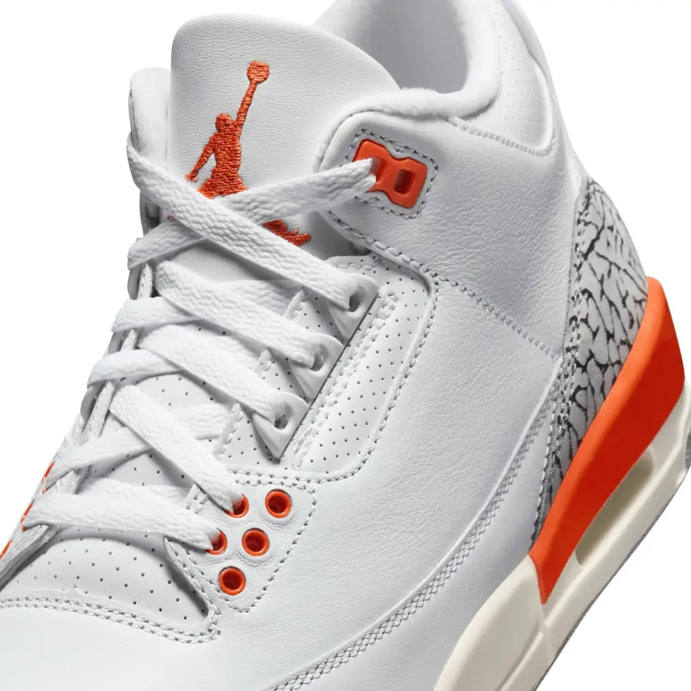Air Jordan 3 White Georgia Peach foto 3