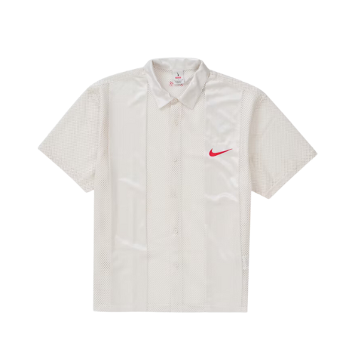 Supreme x Nike Camisa Mesh S/S White - Droper