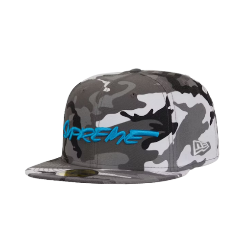 Futura x Supreme x New Era Boné 59Fifty Fitted Snow Camo