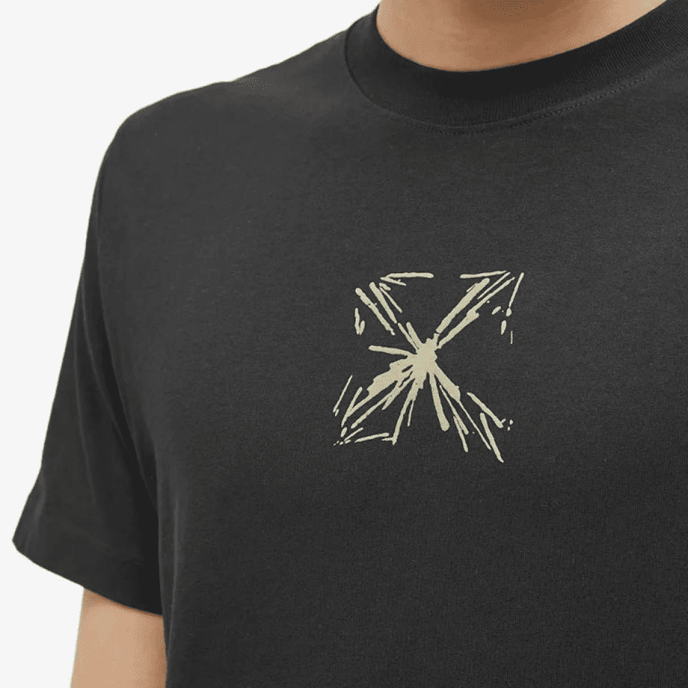 Camiseta Off-White Splash Arrow Black foto 2