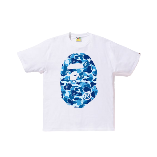 Camiseta BAPE ABC Big Ape Head White/Blue
