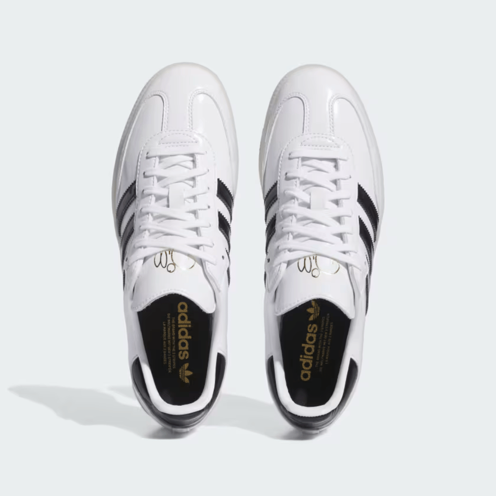 Jason Dill x adidas Samba Patent Leather Cloud White - Droper