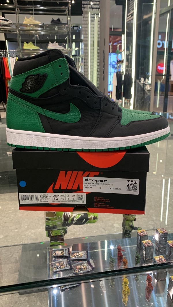 nike jordan 1 pine green