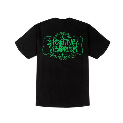 Camiseta Stussy Positive Vibration Black - Droper