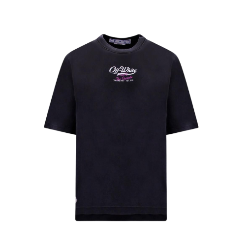 Camiseta Off-White Wave Off Raw Black