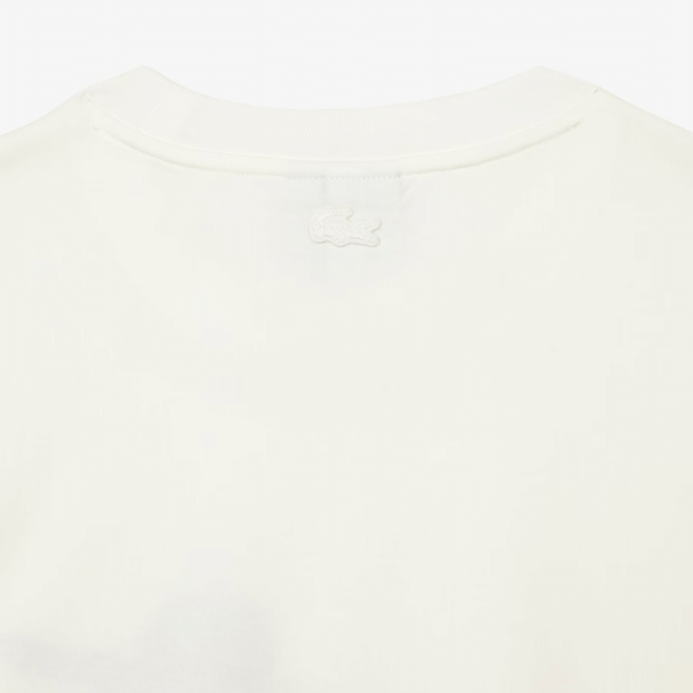 Netflix x Lacoste Camiseta Organic Cotton Men’s White foto 1
