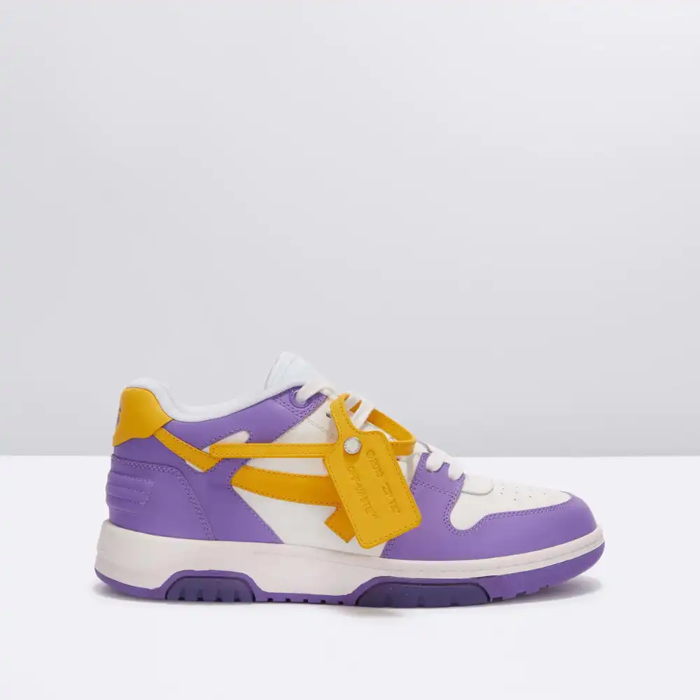Imagem Off-White Out Of Office Calf Leather Violet Yellow