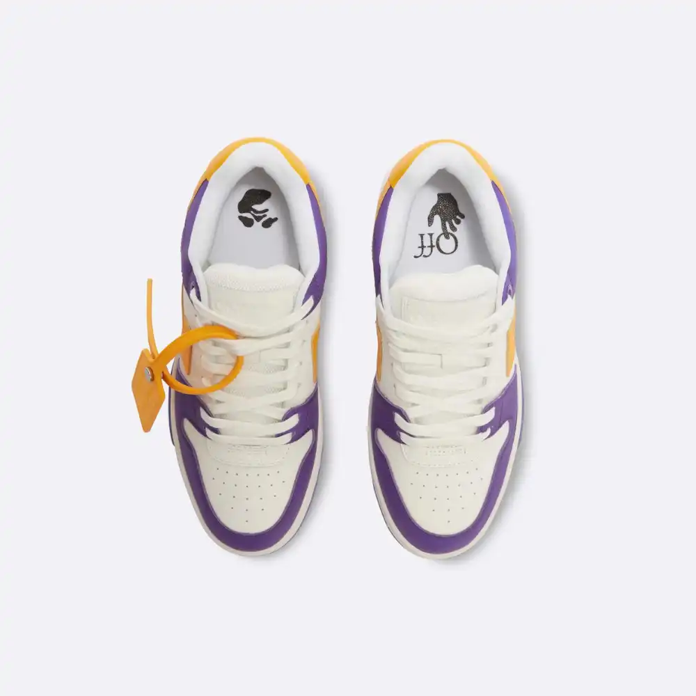 Imagem Off-White Out Of Office Calf Leather Violet Yellow