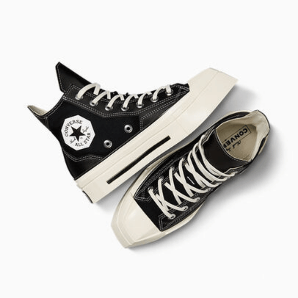 Converse Chuck 70 De Luxe Squared Black - Droper Converse Chuck 70 De Luxe Squared Black - Droper
