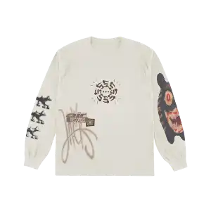Travis Scott Camiseta Long Sleeve Air Records