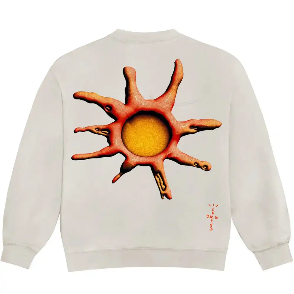Travis Scott Moletom Crewneck D.L.T.L.F.R.T. foto 1