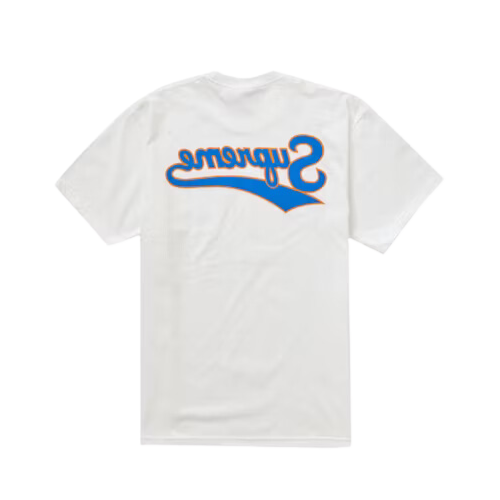 Camiseta Supreme Loose Fit S/S Denim Painter Washed Blue - Droper