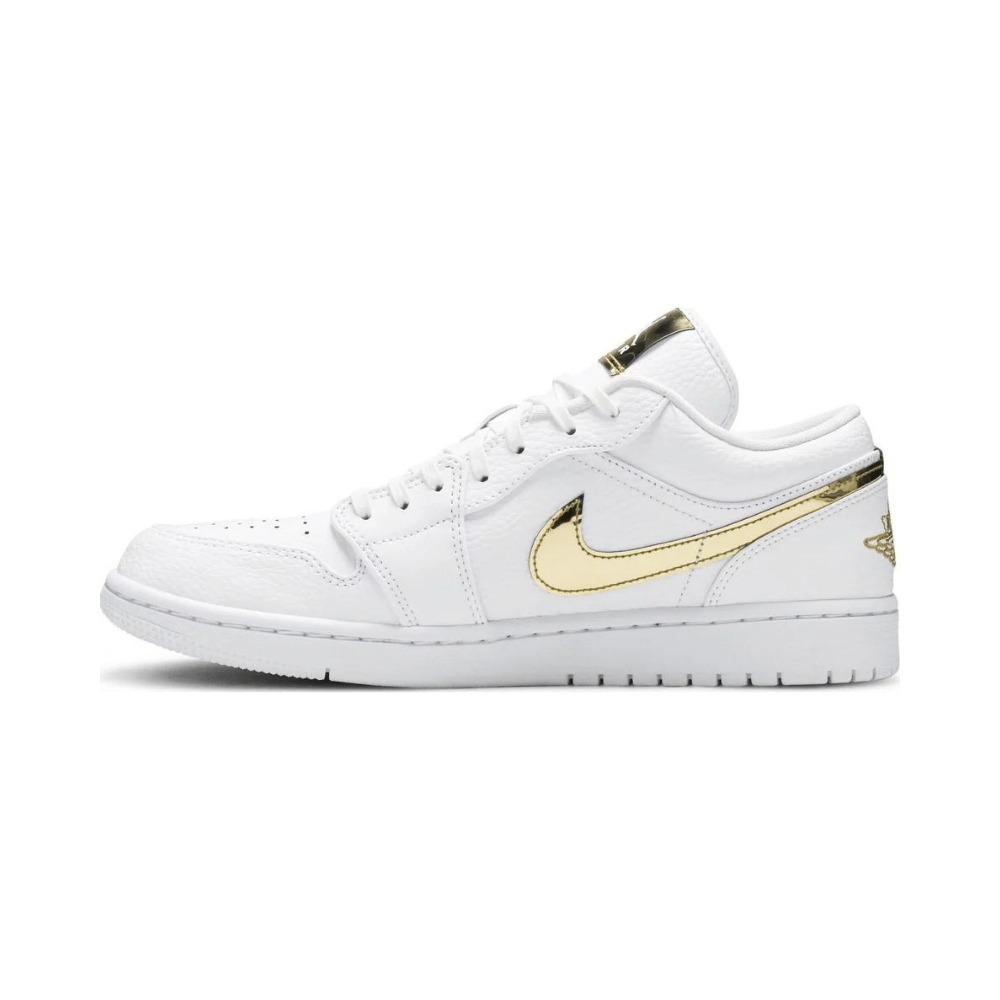 Air Jordan 1 Low White Metallic Gold foto 2