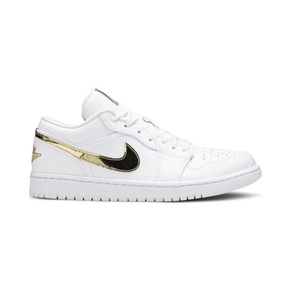 Air Jordan 1 Low White Metallic Gold foto 1