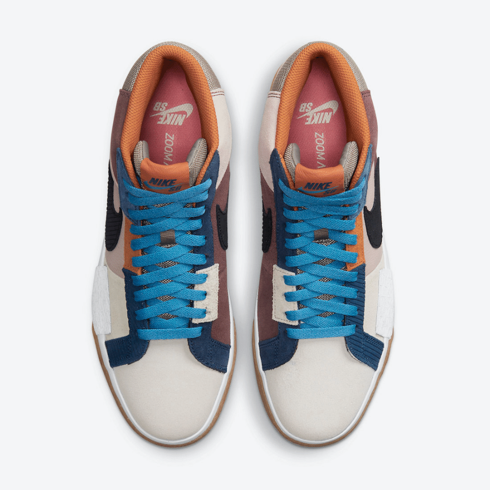 Nike SB Blazer Mid Mosaic Brown foto 2