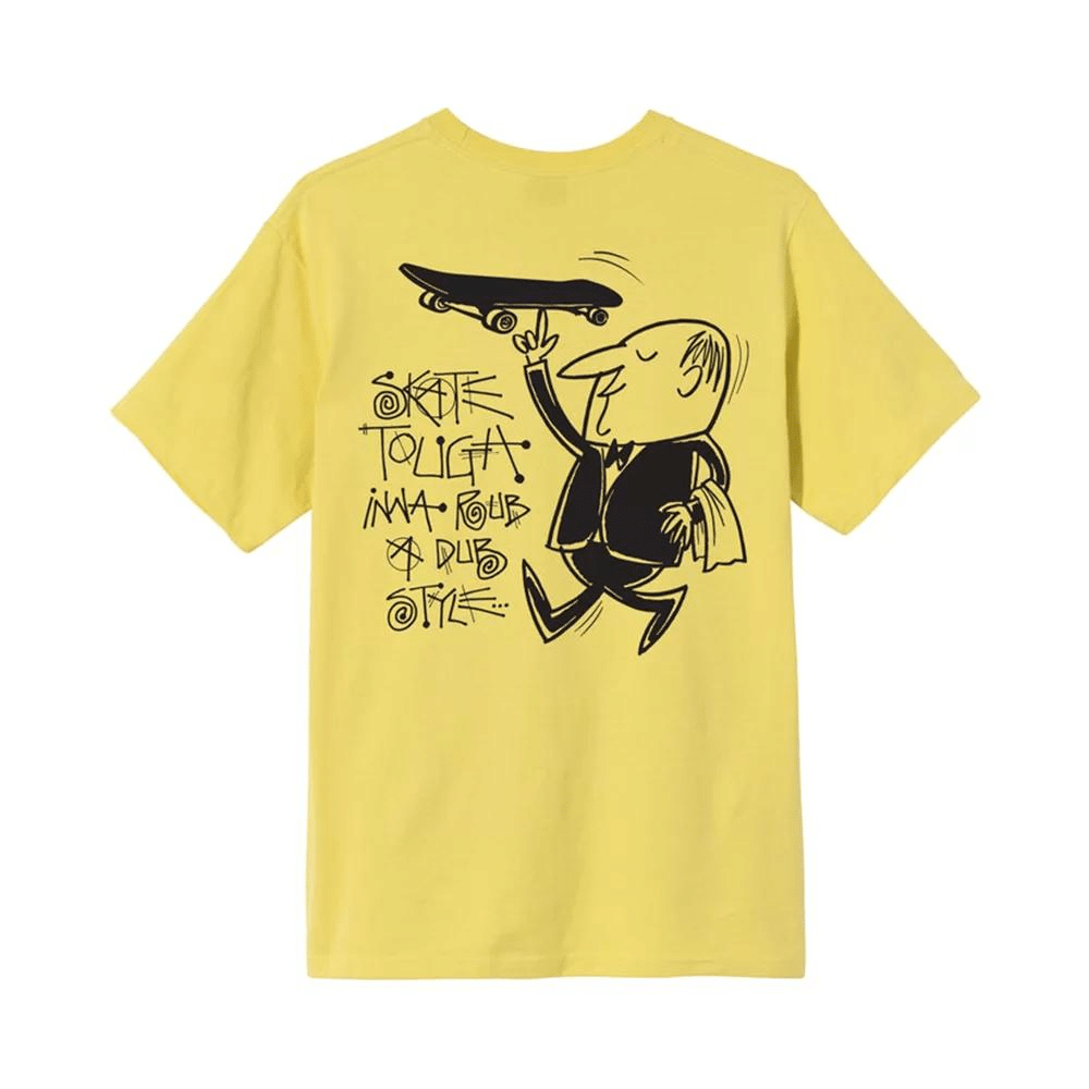 Camiseta Stussy Waiter Yellow - Droper
