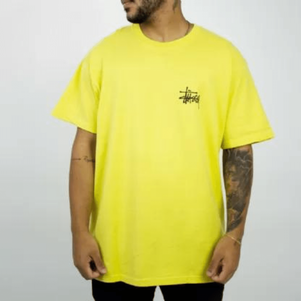 Camiseta Stussy Waiter Yellow - Droper