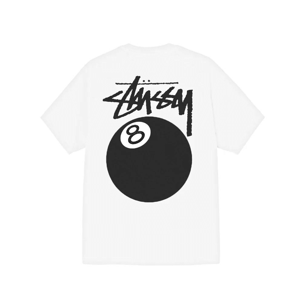 Camiseta Stussy 8 Ball White foto 1