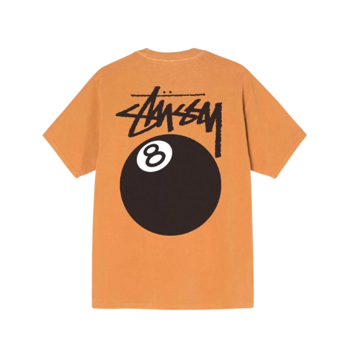 Camiseta Stussy 8 Ball Orange