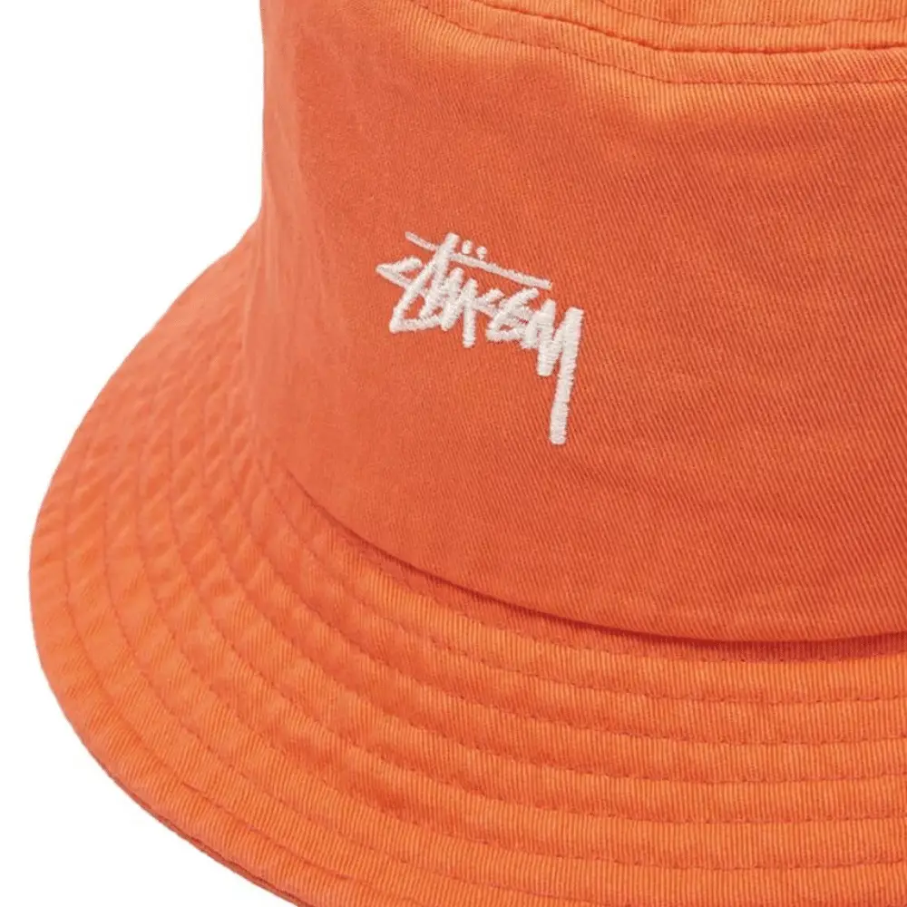 Bucket Stussy Stock Hai Orange foto 2