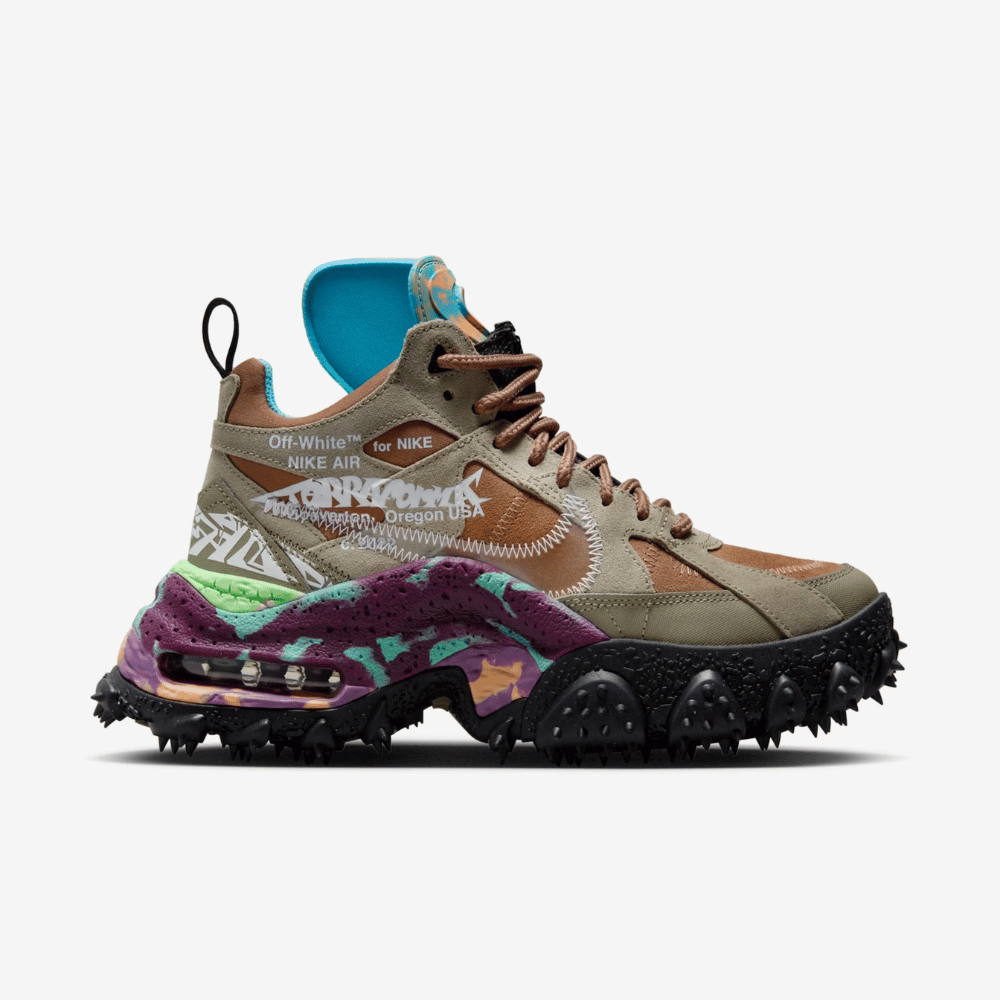 オフイン Off-White x Nike Terra Forma Matte Olive - Droper