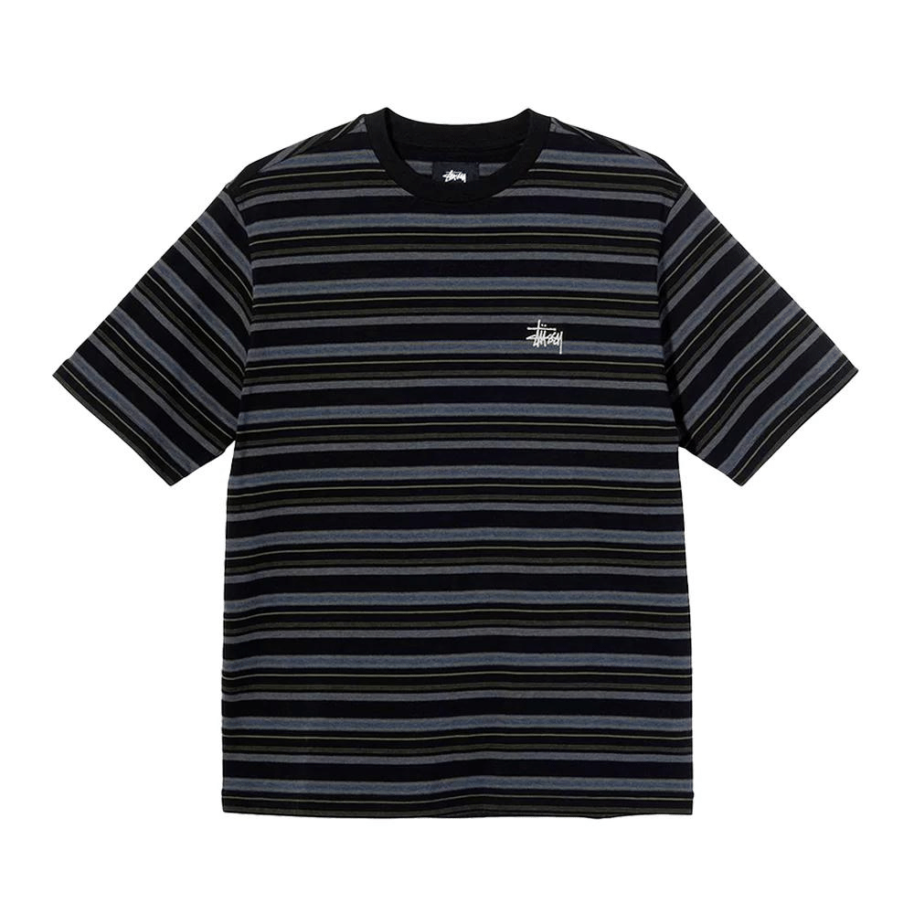 Camiseta Stussy Heather Stripe Crew - Droper