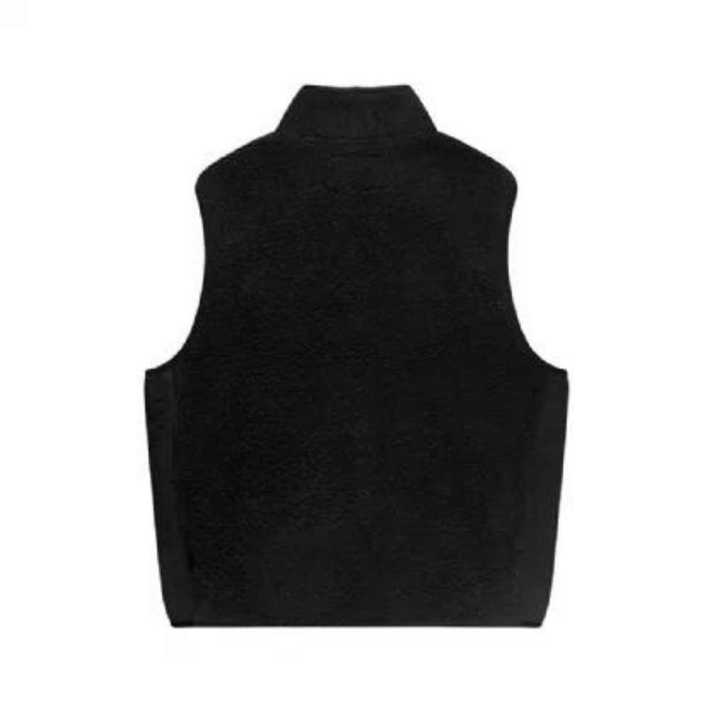Colete Stussy Block Sherpa Black - Droper