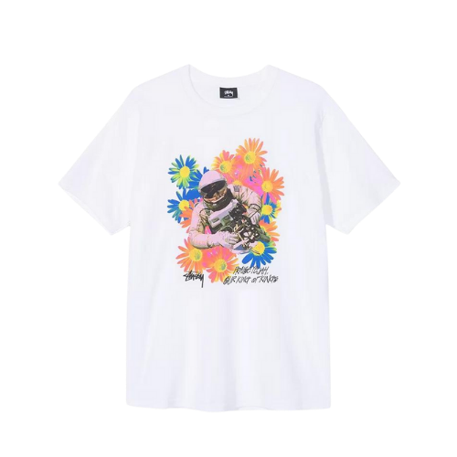 Camiseta Stussy Astronaut White