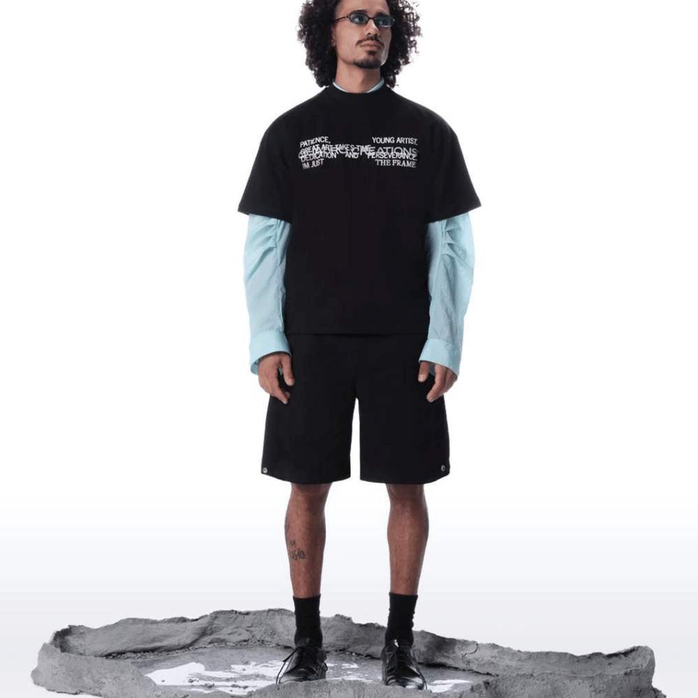 Shorts Quadro Creations Ockham Black - Droper
