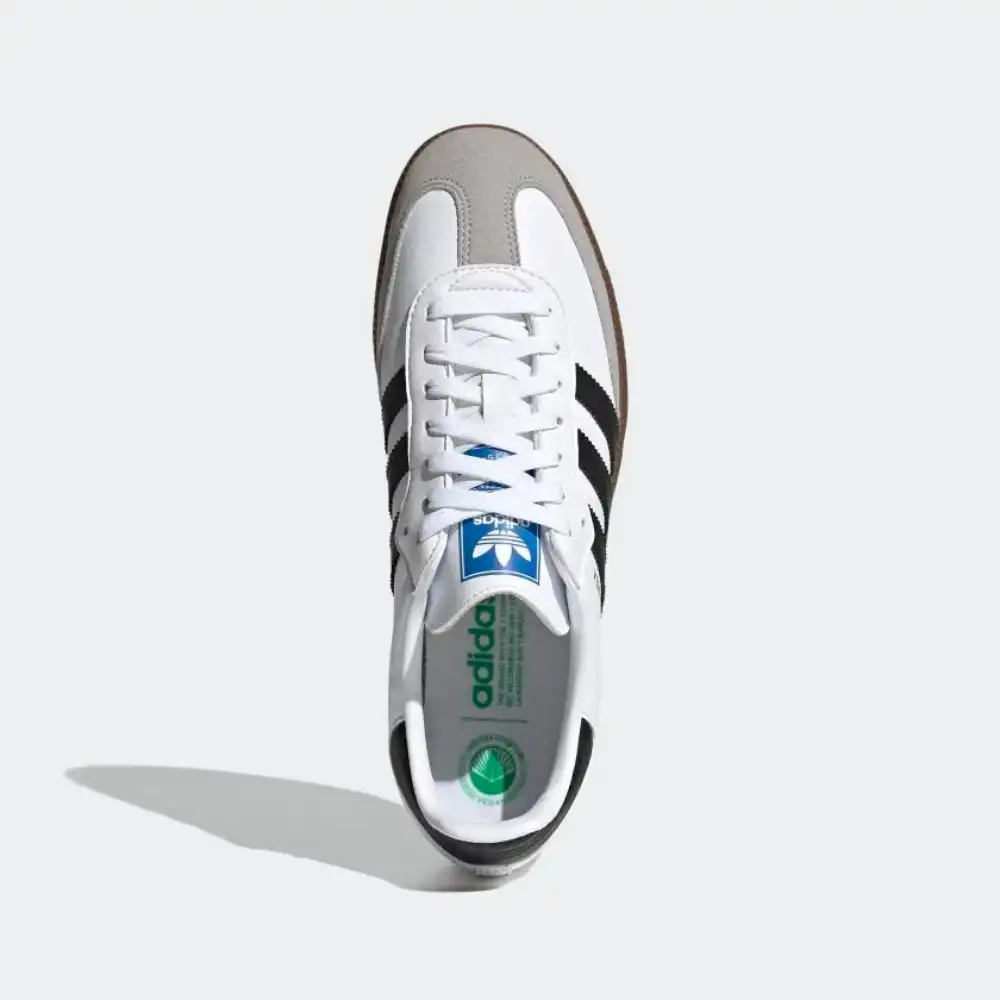 adidas samba white on white